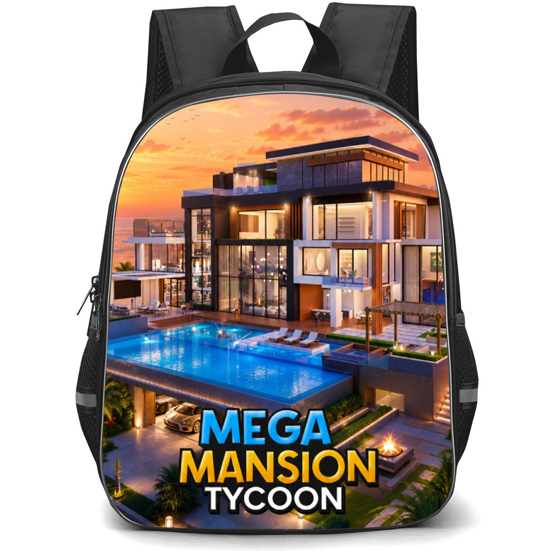 Roblox Mega Mansion Tycoon Backpack School Bag StudentPack - Roblox Mega Mansion Tycoon Game Poster