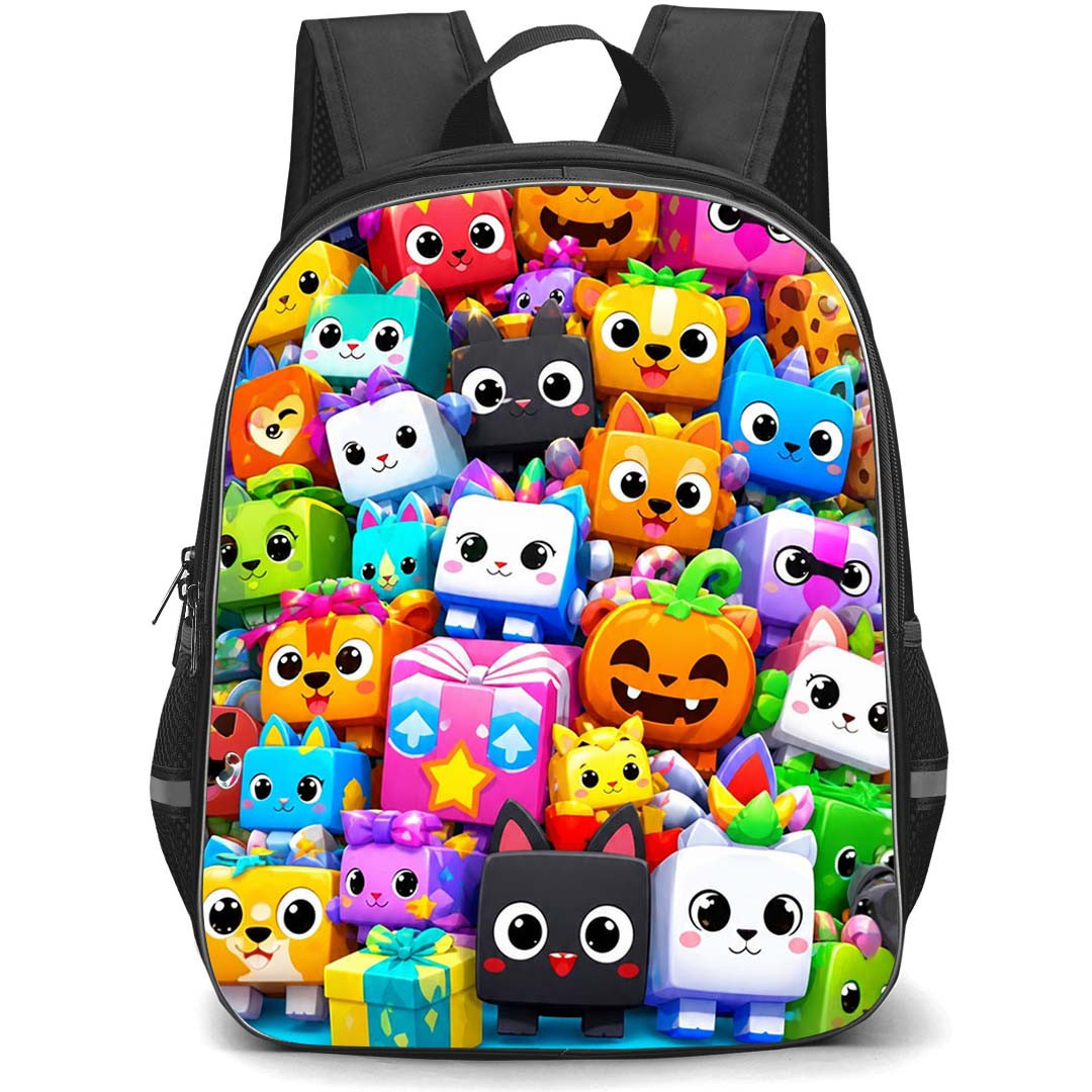 Roblox Pet Simulator 99 Backpack School Bag StudentPack - Roblox Pet Simulator 99 Adorable Pet Collage Poster