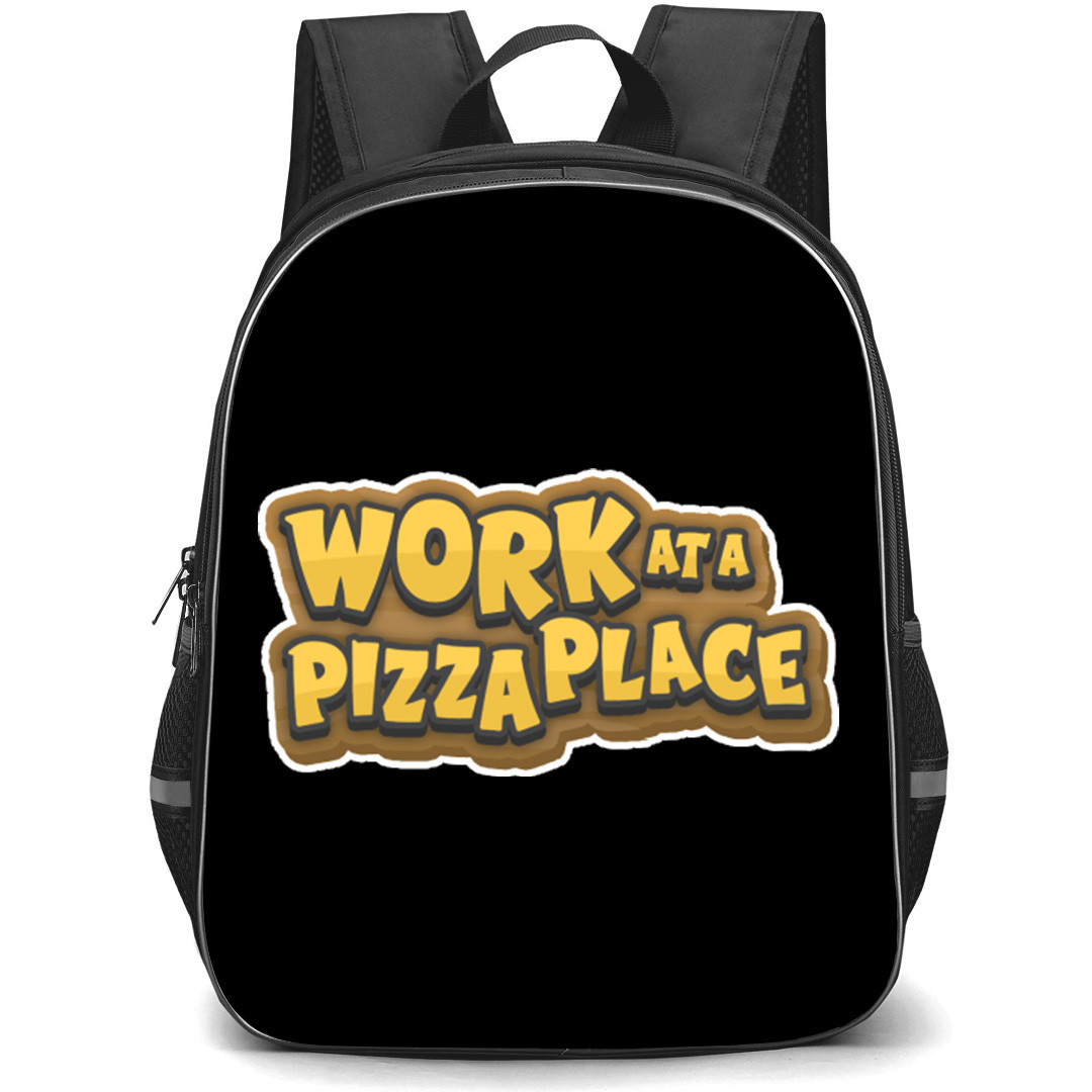 Roblox Work at a Pizza Place Backpack School Bag StudentPack - Roblox Work at a Pizza Place Main Logo Sticker