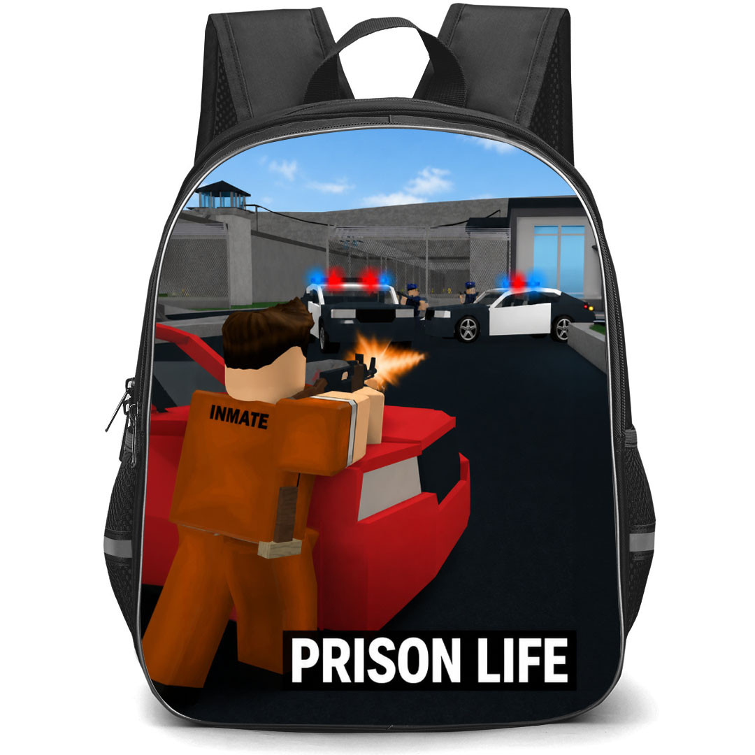 Roblox Prison Life Backpack School Bag StudentPack - Roblox Prison Life Shootout Game Poster