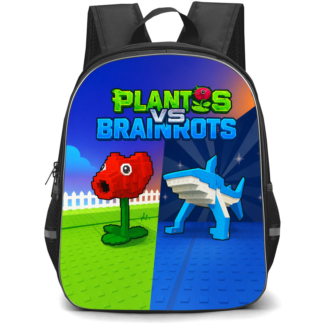 Roblox Plants VS Brainrots Backpack School Bag StudentPack - Roblox Plants VS Brainrots 3d Game Poster