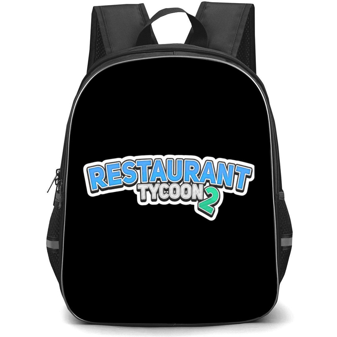 Roblox Restaurant Tycoon 2 Backpack School Bag StudentPack - Roblox Restaurant Tycoon 2 Main Logo Sticker