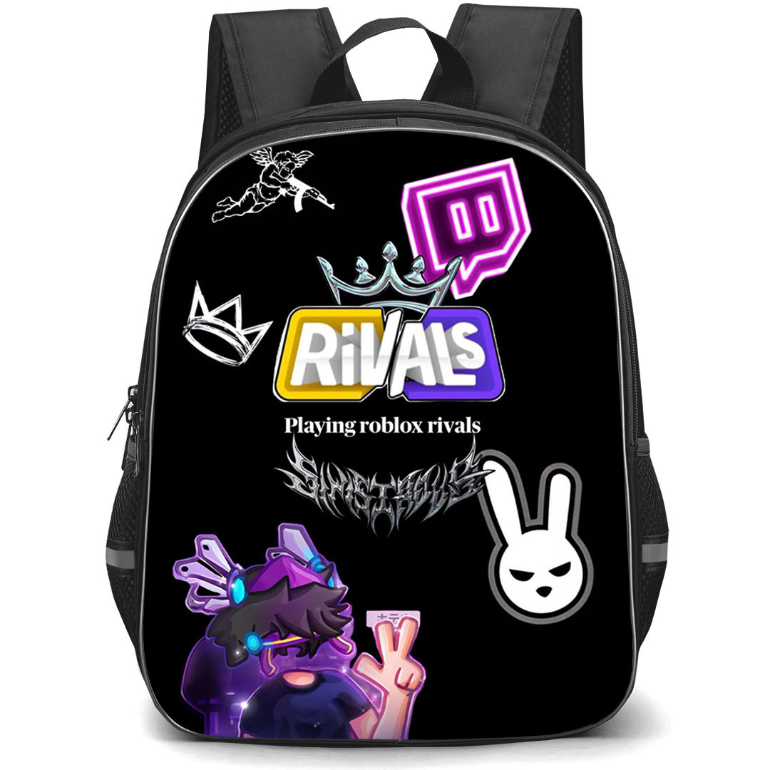Roblox Rivals Backpack School Bag StudentPack - Roblox Rivals Playing Roblox Rivals Poster