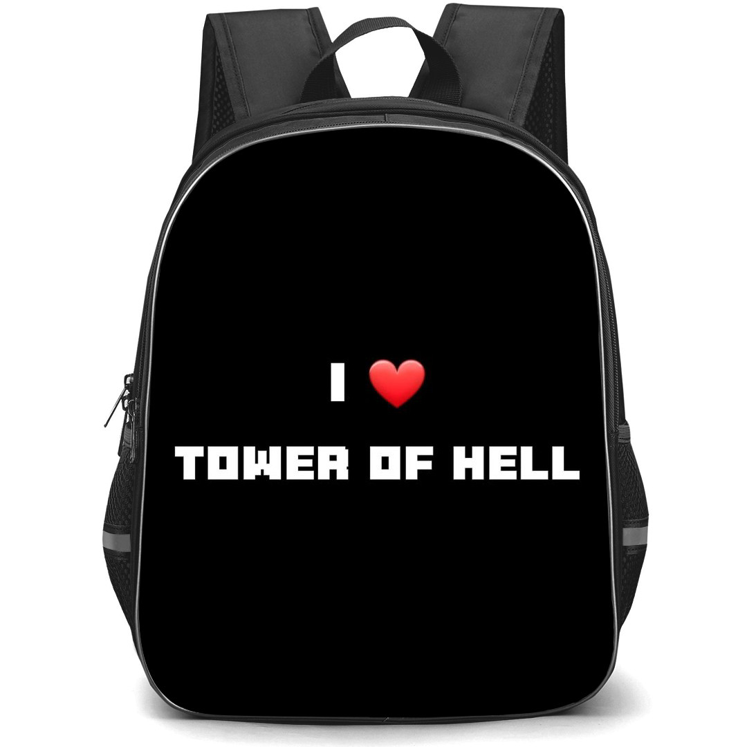 Roblox Tower of Hell Backpack StudentPack - Tower of Hell Series Logo Heart
