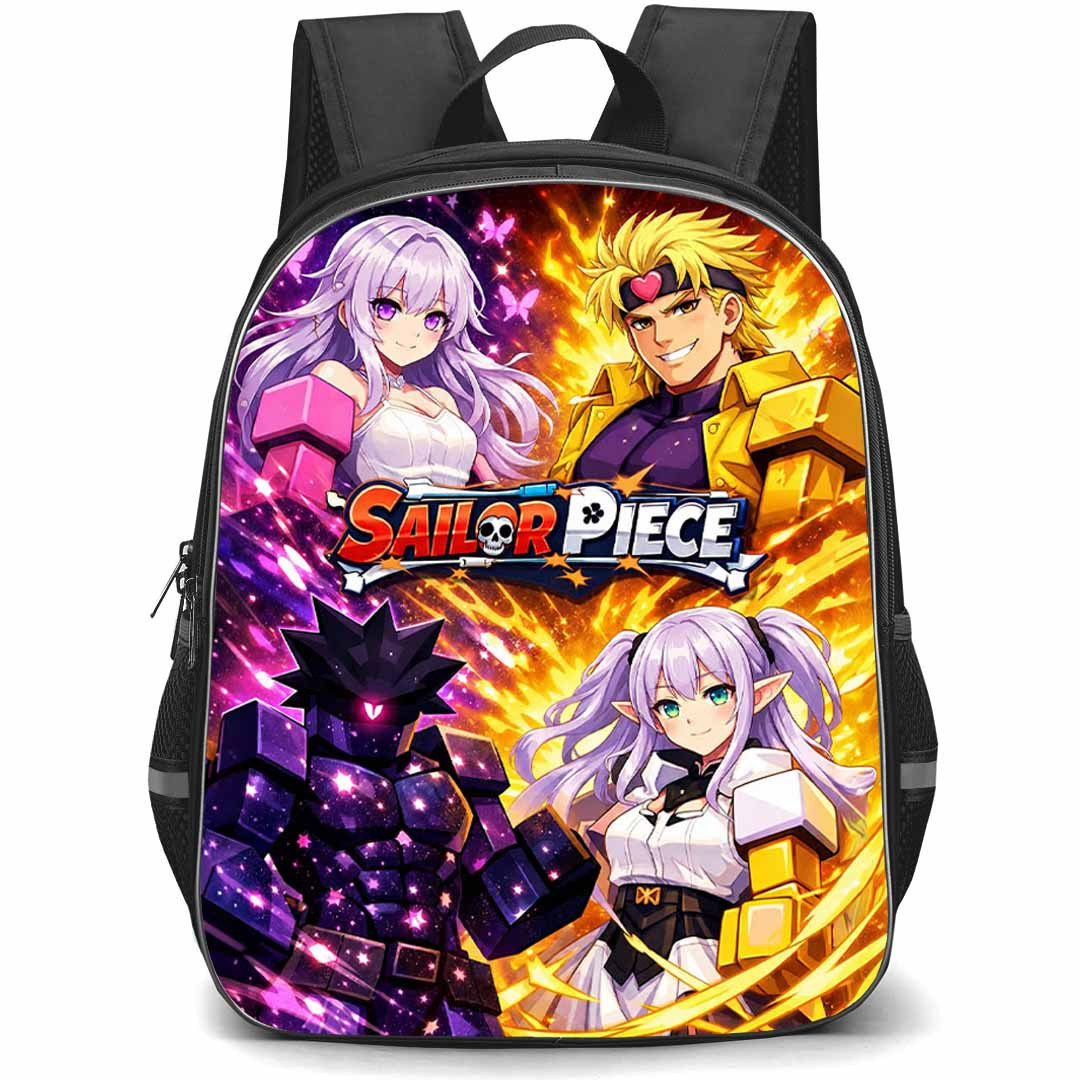 Roblox Sailor Piece Backpack School Bag StudentPack - Roblox Sailor Piece Anime Heroes Clash Poster