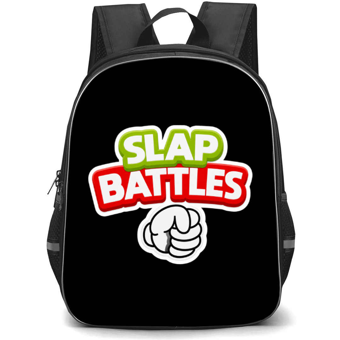 Roblox Slap Battles Backpack School Bag StudentPack - Roblox Slap Battles Main Logo Sticker