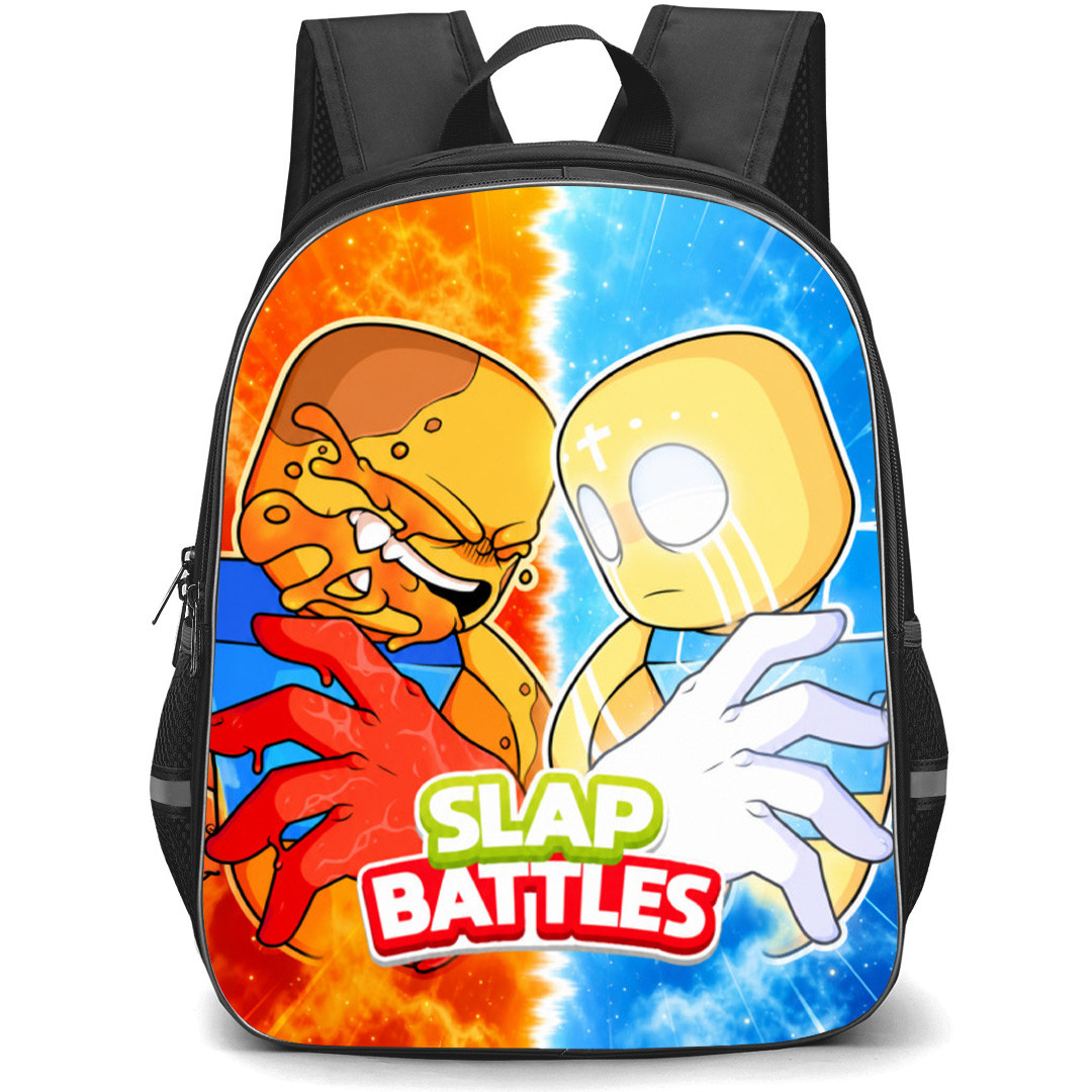 Roblox Slap Battles Backpack School Bag StudentPack - Roblox Slap Battles Split Game Poster Cartoon Art