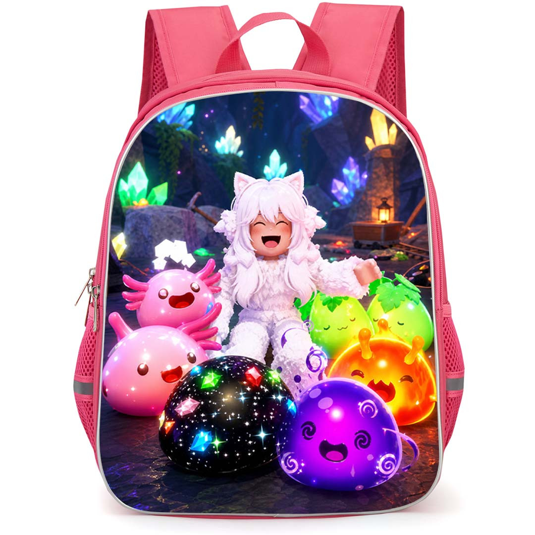 Roblox Slime RNG Backpack School Bag StudentPack - Roblox Slime RNG Crystal Cave Poster