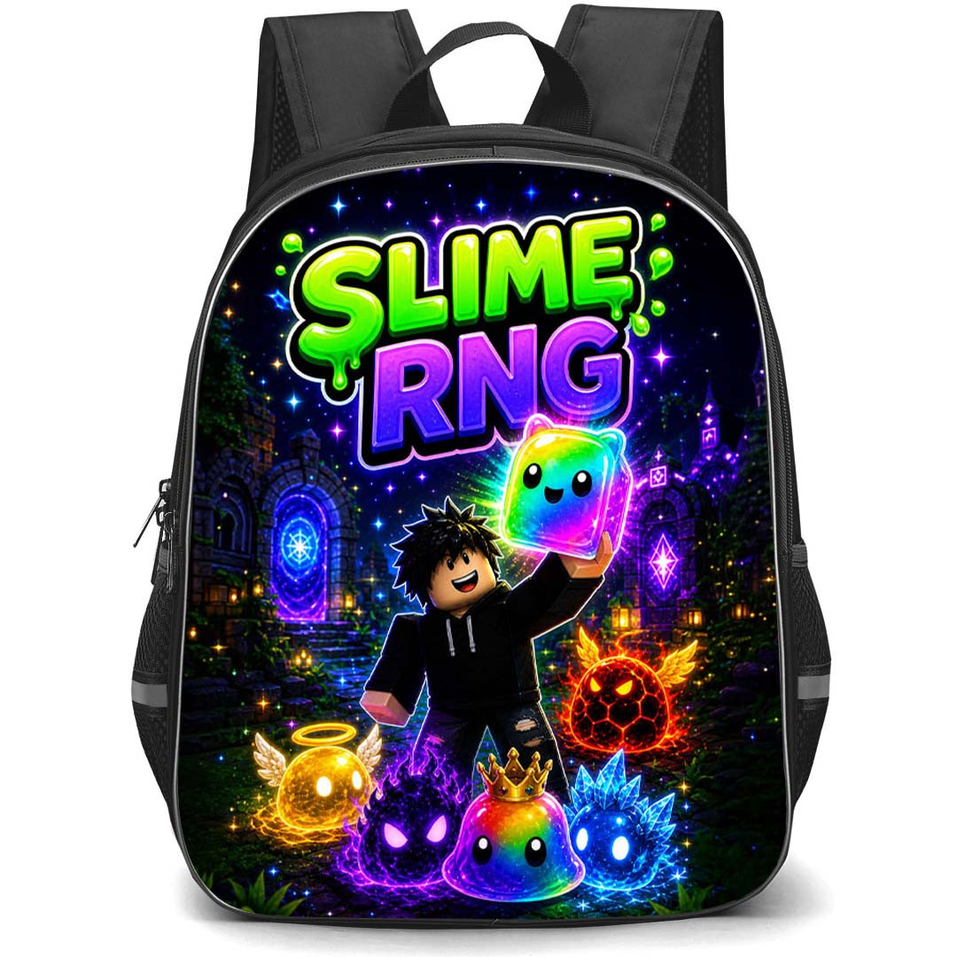 Roblox Slime RNG Backpack School Bag StudentPack - Roblox Slime RNG Legendary Rainbow Slime Poster