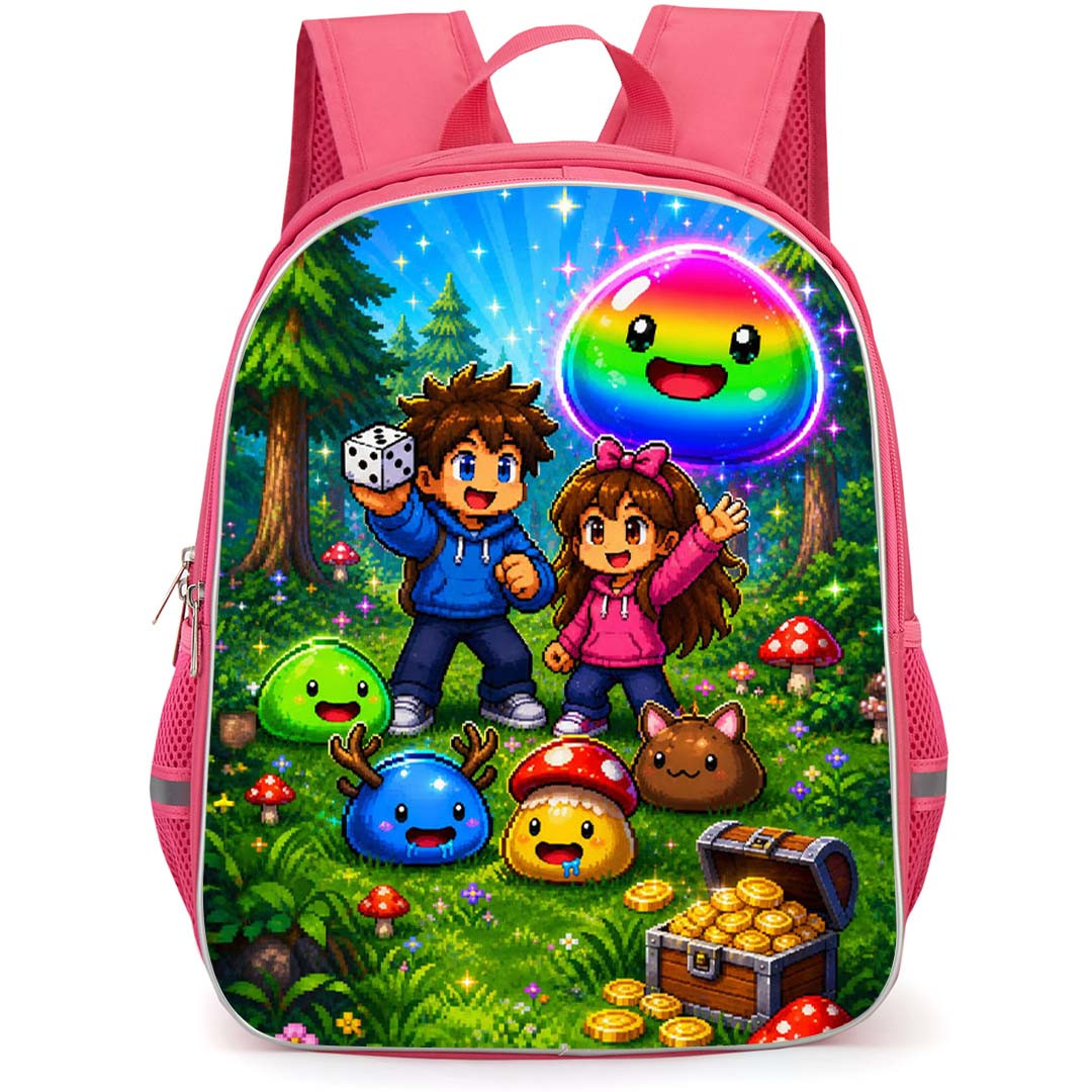 Roblox Slime RNG Backpack School Bag StudentPack - Roblox Slime RNG Pixel Treasure Hunt Poster