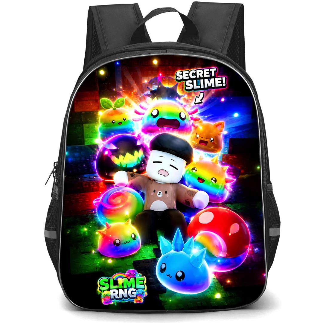 Roblox Slime RNG Backpack School Bag StudentPack - Roblox Slime RNG Secret Rainbow Slime Chaos Poster