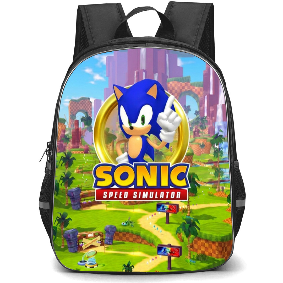 Roblox Sonic Speed Simulator Backpack School Bag StudentPack - Roblox Sonic Speed Simulator Map Game Poster