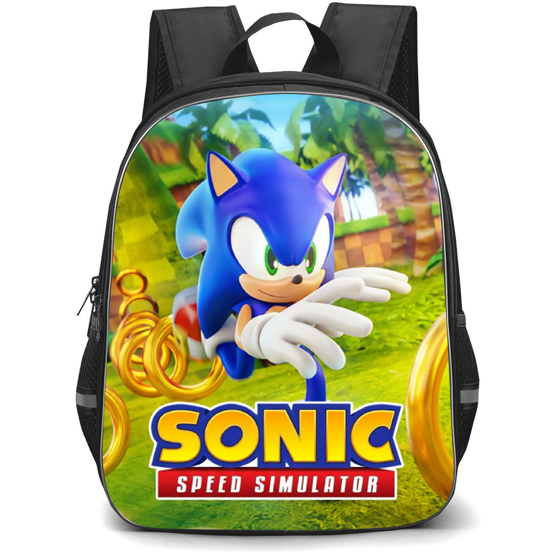 Roblox Sonic Speed Simulator Backpack School Bag StudentPack - Roblox Sonic Speed Simulator Running Game Poster