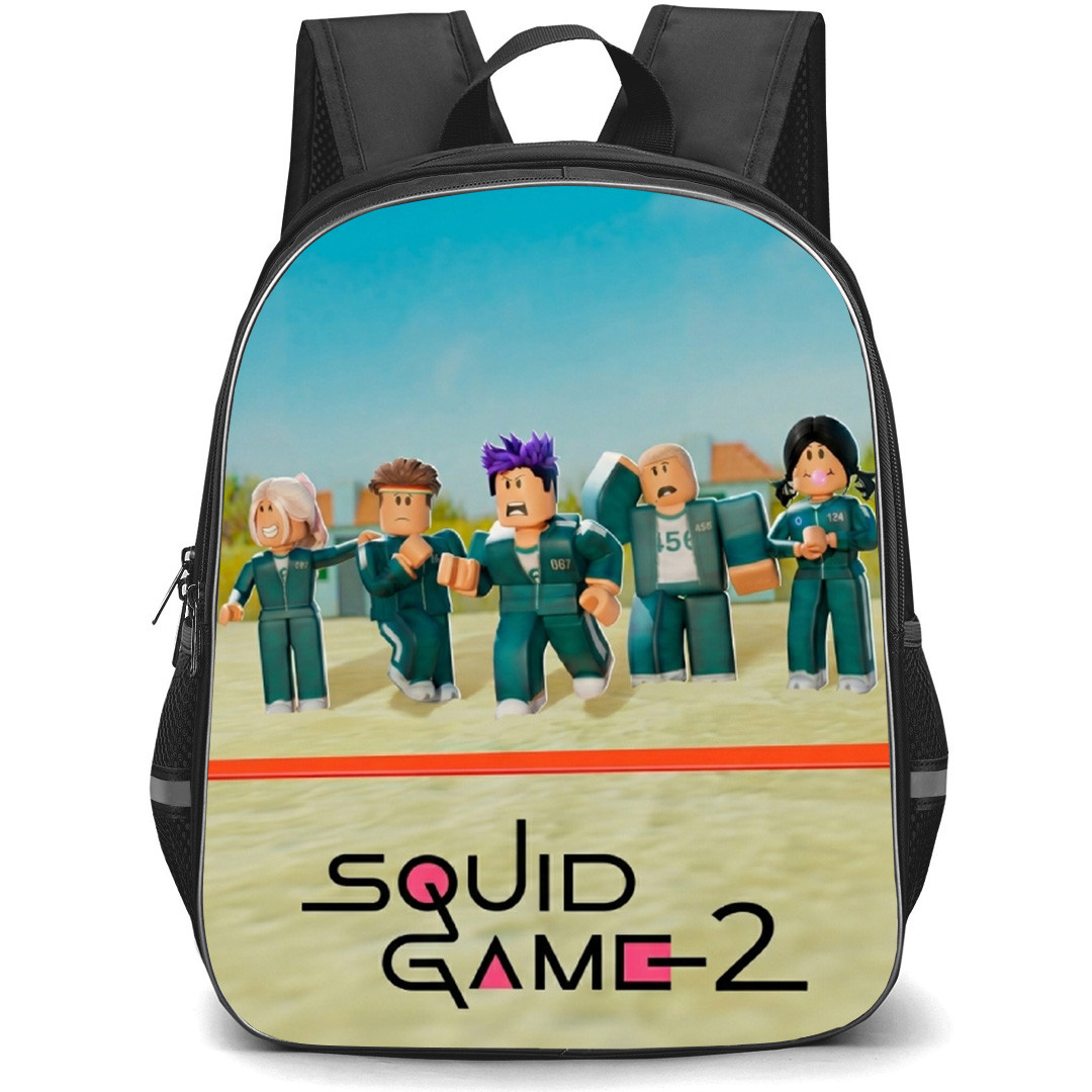 Roblox Squid Game Backpack School Bag StudentPack - Roblox Squid Game 2 Shouting Players Poster