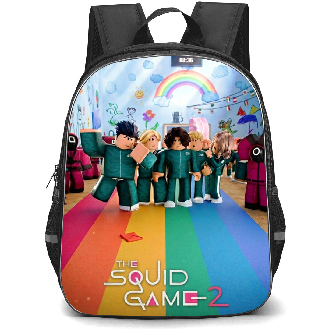 Roblox Squid Game Backpack School Bag StudentPack - Roblox Squid Game Six Legged Game Poster