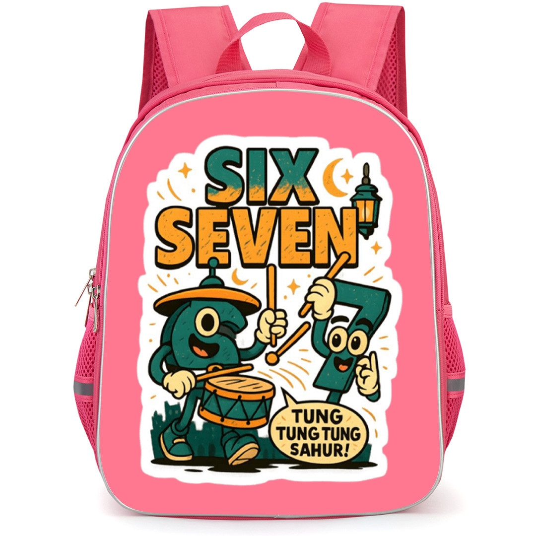 Roblox Steal A Brainrot Backpack School Bag StudentPack - Six Seven Game Sticker