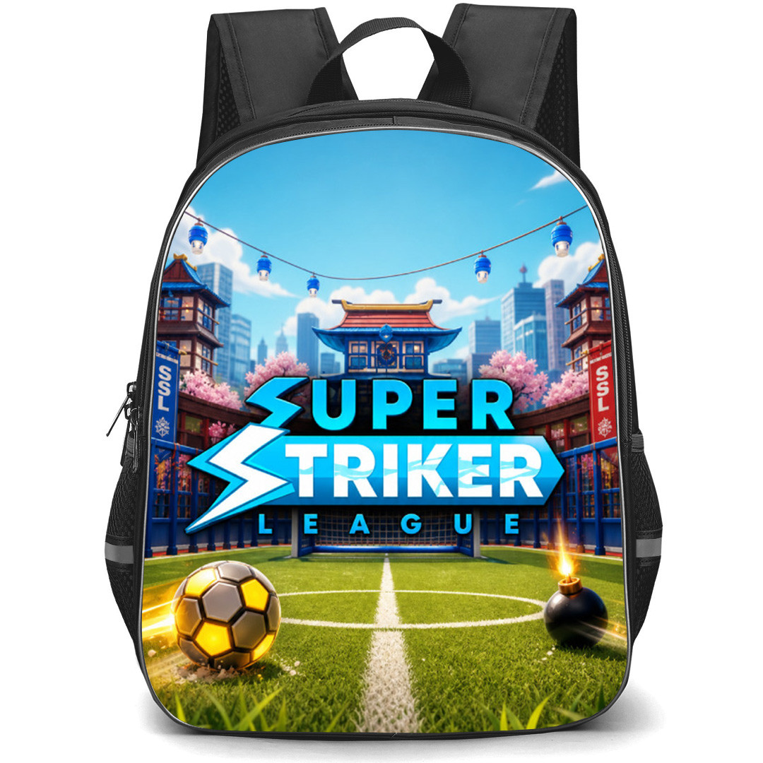 Roblox Super Striker League Backpack School Bag StudentPack - Roblox Super Striker League Temple Field Game Poster