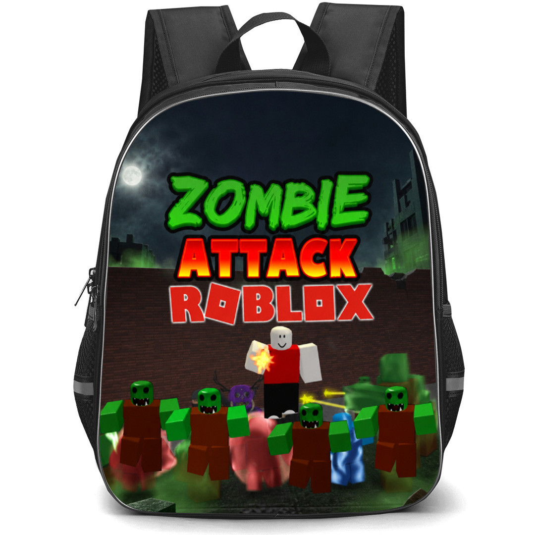 Roblox Zombie Attack Backpack School Bag StudentPack - Roblox Zombie Attack Gameplay Poster