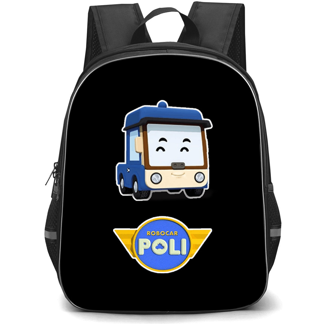 Robocar Poli Benny Backpack School Bag StudentPack - Benny Happy Bus Sticker