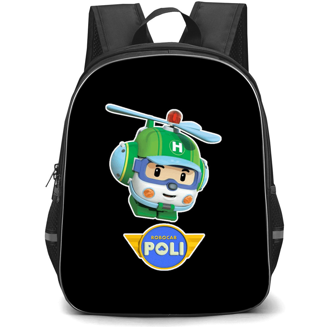 Robocar Poli Helly Backpack School Bag StudentPack - Helly Rescue Helicopter Sticker