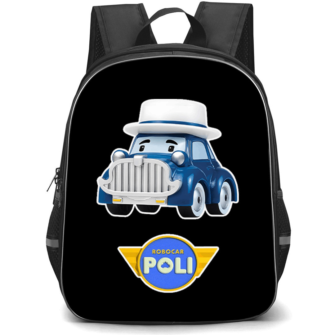 Robocar Poli Musty Backpack School Bag StudentPack - Musty Classic Blue Car Sticker