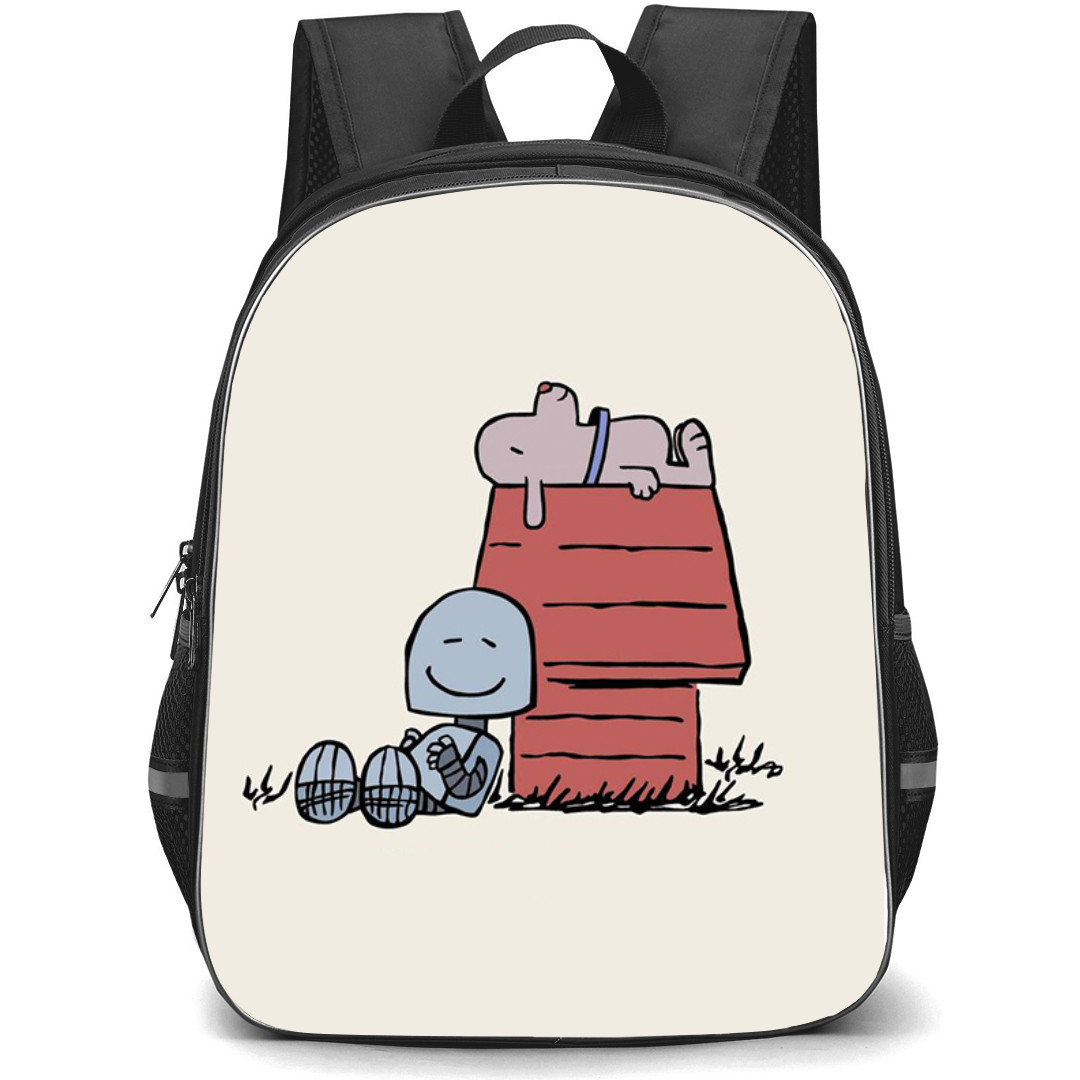 Robot Dreams Backpack StudentPack - Robot Dreams Robot And Dog Varon Minimalist Art Poster