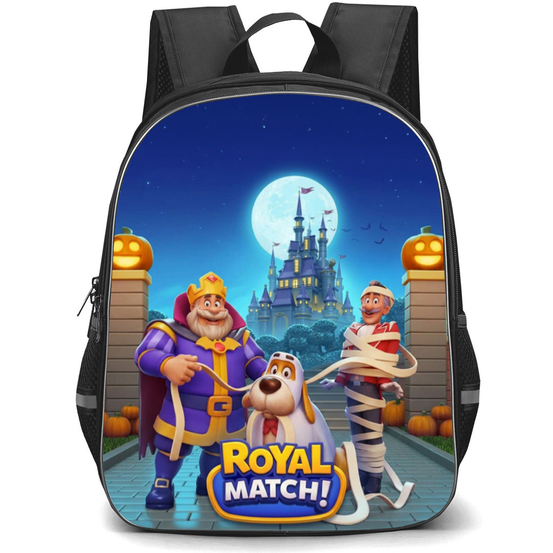 Royal Match Backpack School Bag StudentPack - Royal Match Halloween Game Poster