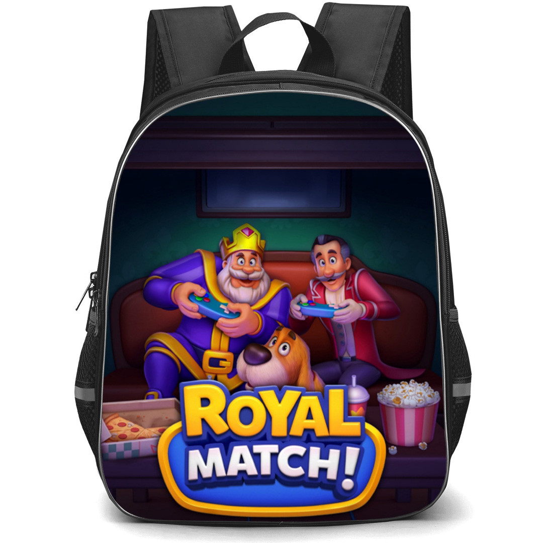Royal Match Backpack School Bag StudentPack - Royal Match Playing Games Poster