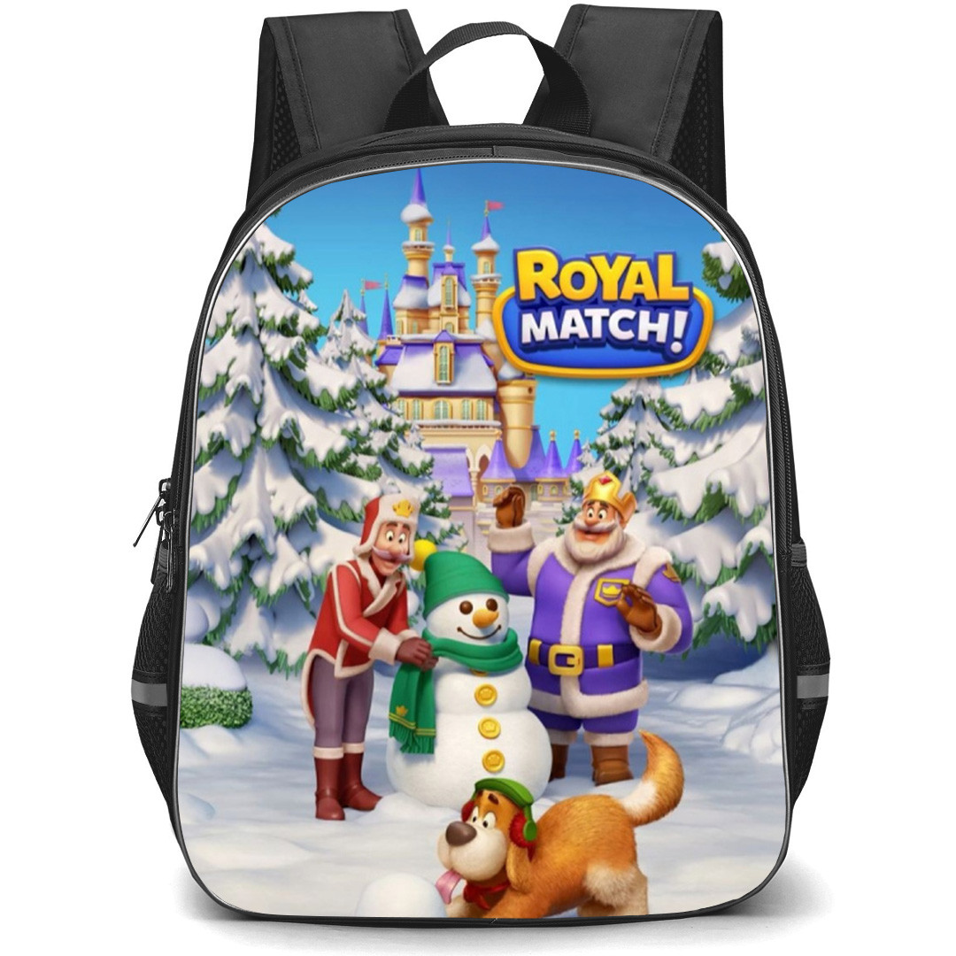 Royal Match Backpack School Bag StudentPack - Royal Match Winter Game Poster