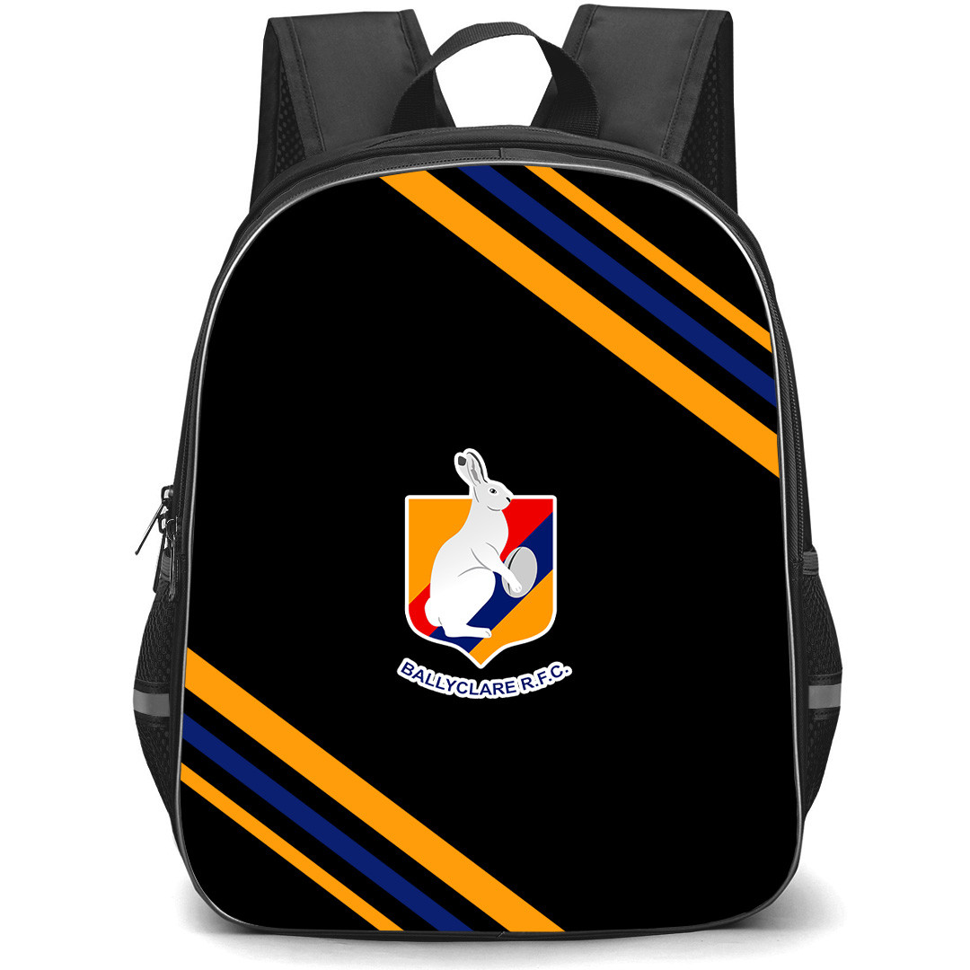 Ballyclare Rugby Football Club Backpack School Bag StudentPack - Ballyclare Rugby Football Club Large Logo With Stripe