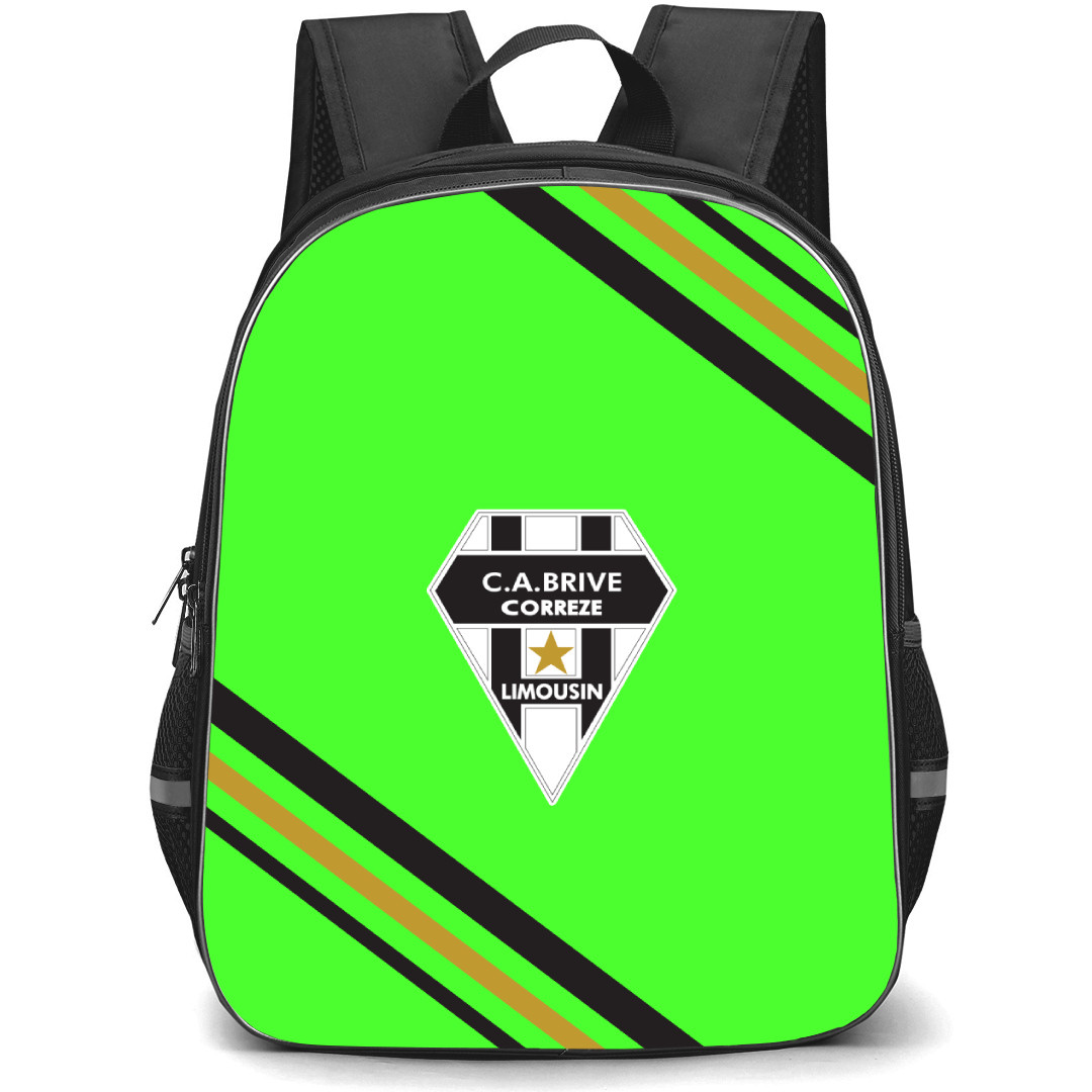 CA Brive Backpack School Bag StudentPack - Large Logo With Stripe