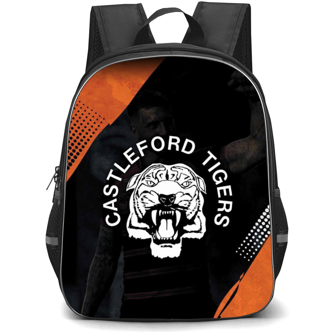 Castleford Tigers Rugby League Football Club Backpack School Bag StudentPack - Logo Official 2024 Poster