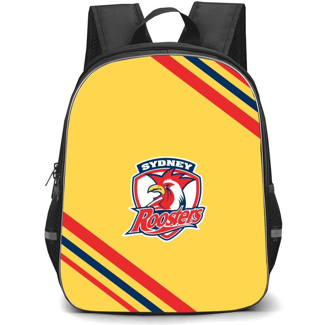 Eastern Suburbs District Rugby League Football Club Backpack School Bag StudentPack - Large Logo With Stripe