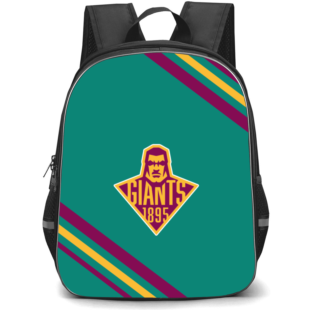 Huddersfield Giants Rugby League Football Club Backpack School Bag StudentPack - Large Logo With Stripe