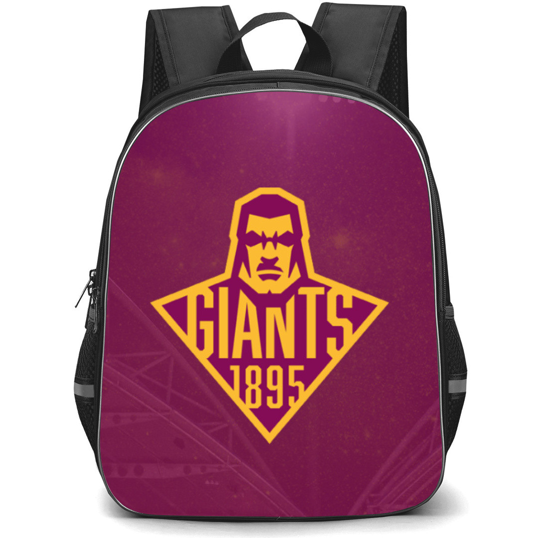 Huddersfield Giants Rugby League Football Club Backpack School Bag StudentPack - Logo Purple Background