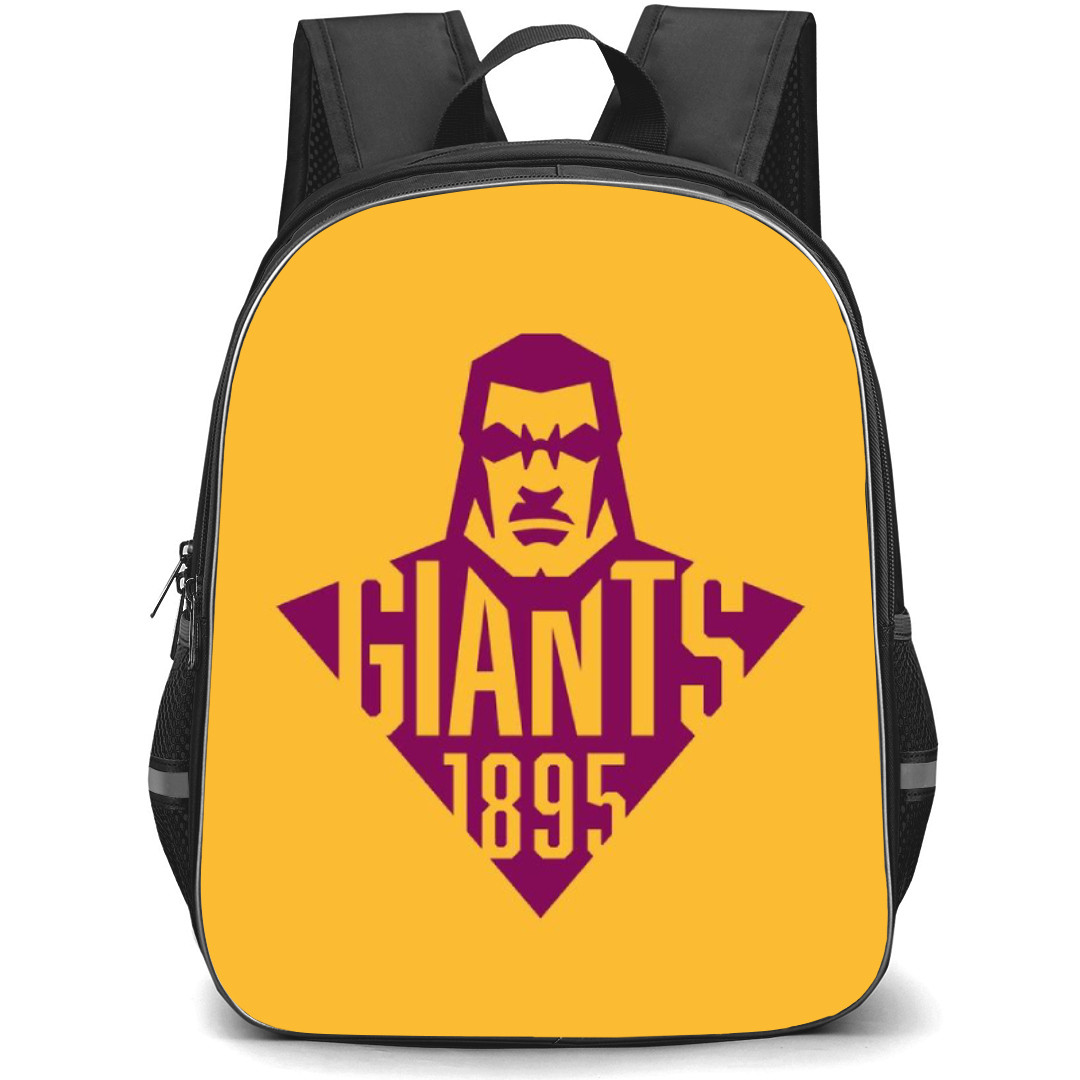 Huddersfield Giants Rugby League Football Club Backpack School Bag StudentPack - Logo Yellow Background