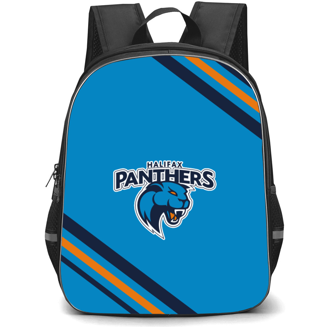 Halifax Panthers Rugby League Football Club Backpack School Bag StudentPack - Large Logo With Stripe