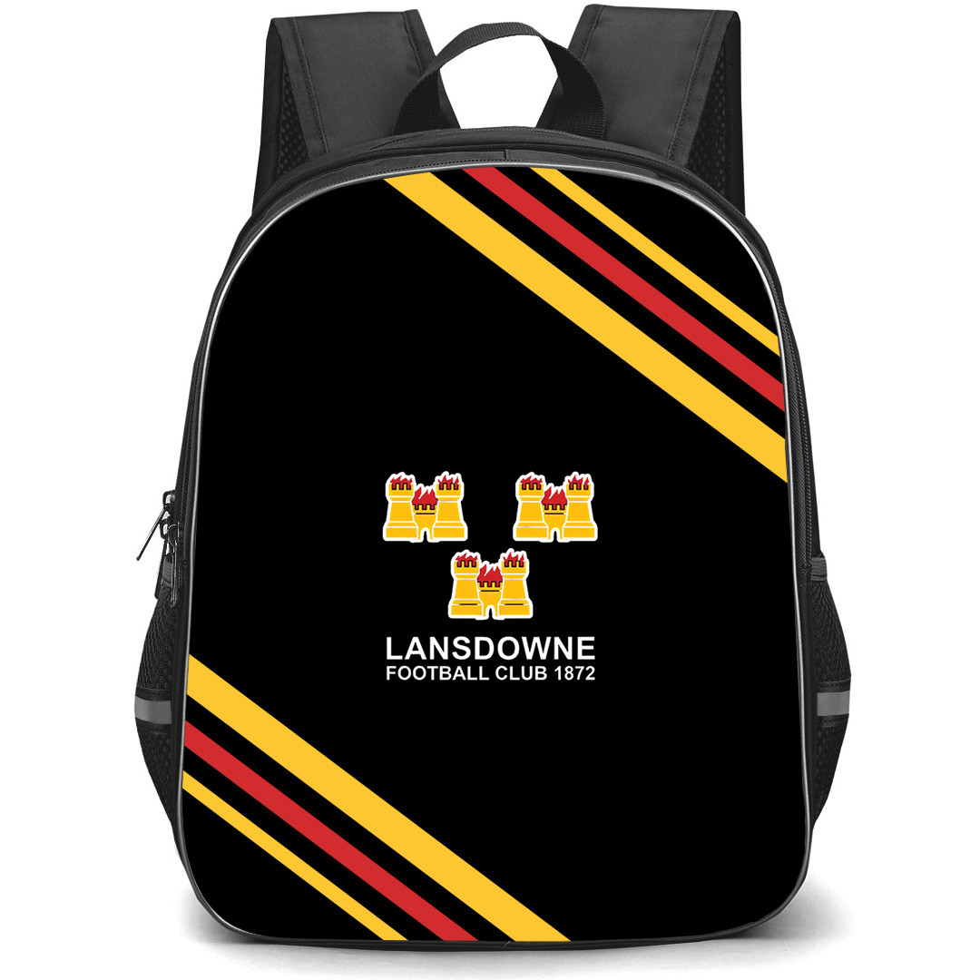 Lansdowne Football Club Backpack School Bag StudentPack - Lansdowne Football Club Large Logo With Stripe