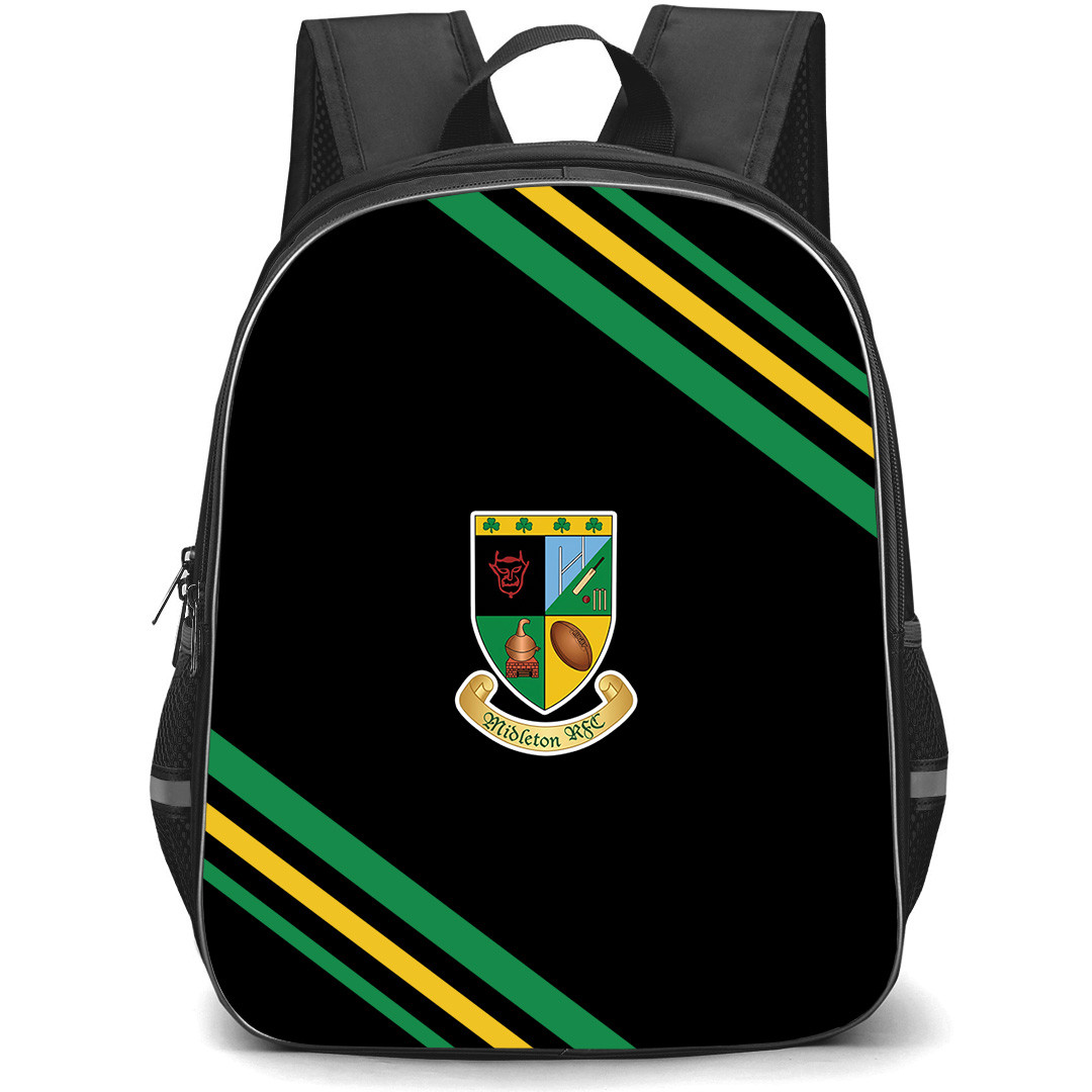 Midleton Rugby Football Club Backpack School Bag StudentPack - Midleton Rugby Football Club Large Logo With Stripe