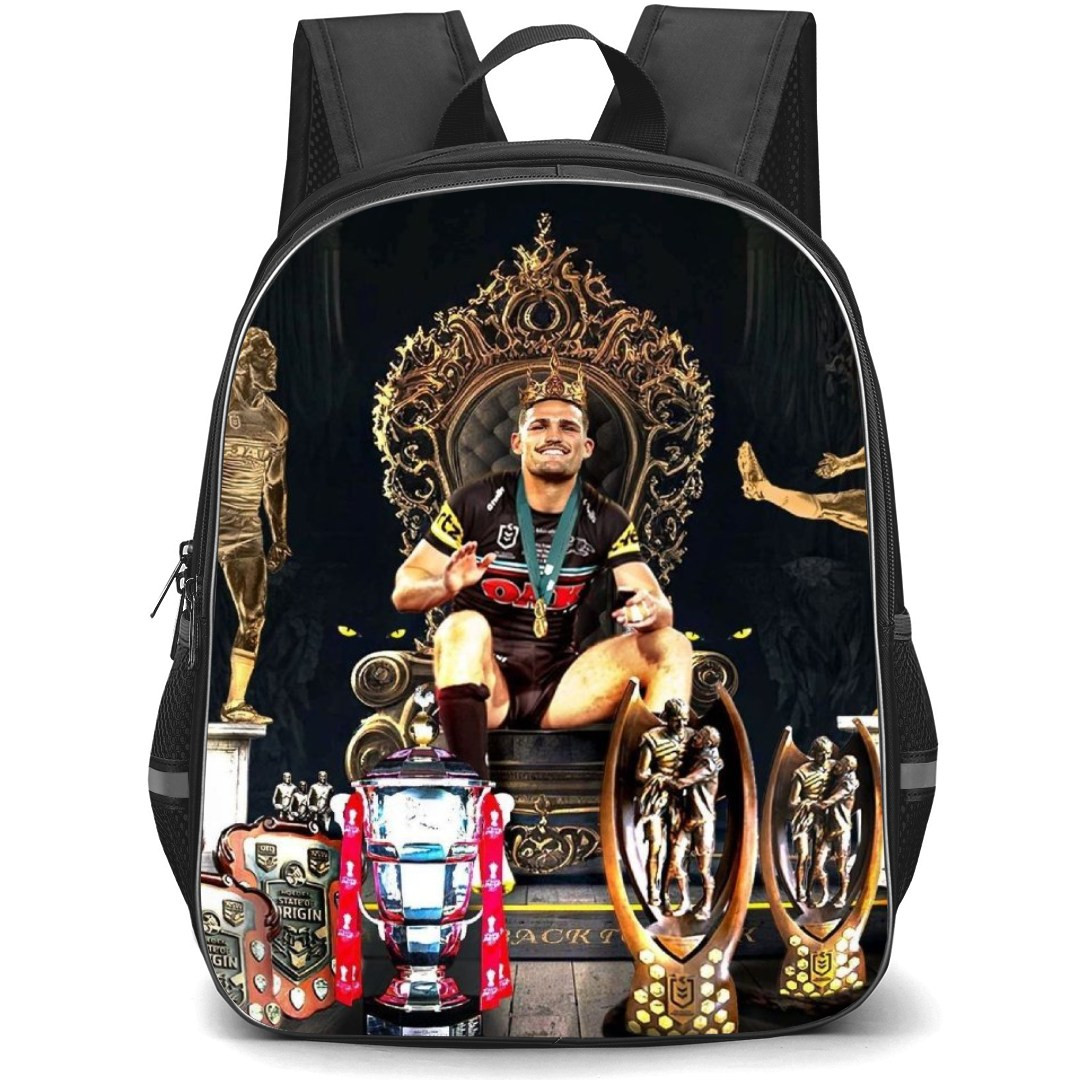 Nathan Cleary Backpack School Bag StudentPack - Sitting Throne Trophy Poster