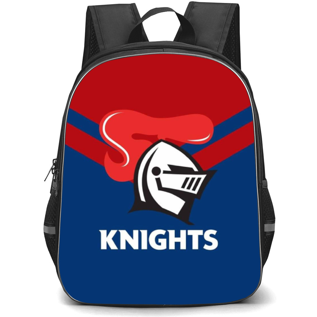 Newcastle Rugby League Backpack School Bag StudentPack - Logo Blue And Red Background