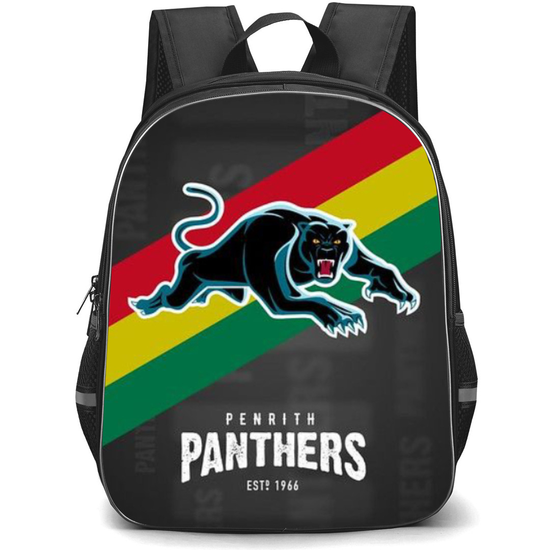 Penrith Panthers Rugby League Football Club Backpack School Bag StudentPack - Logo Red Yellow And Green Poster