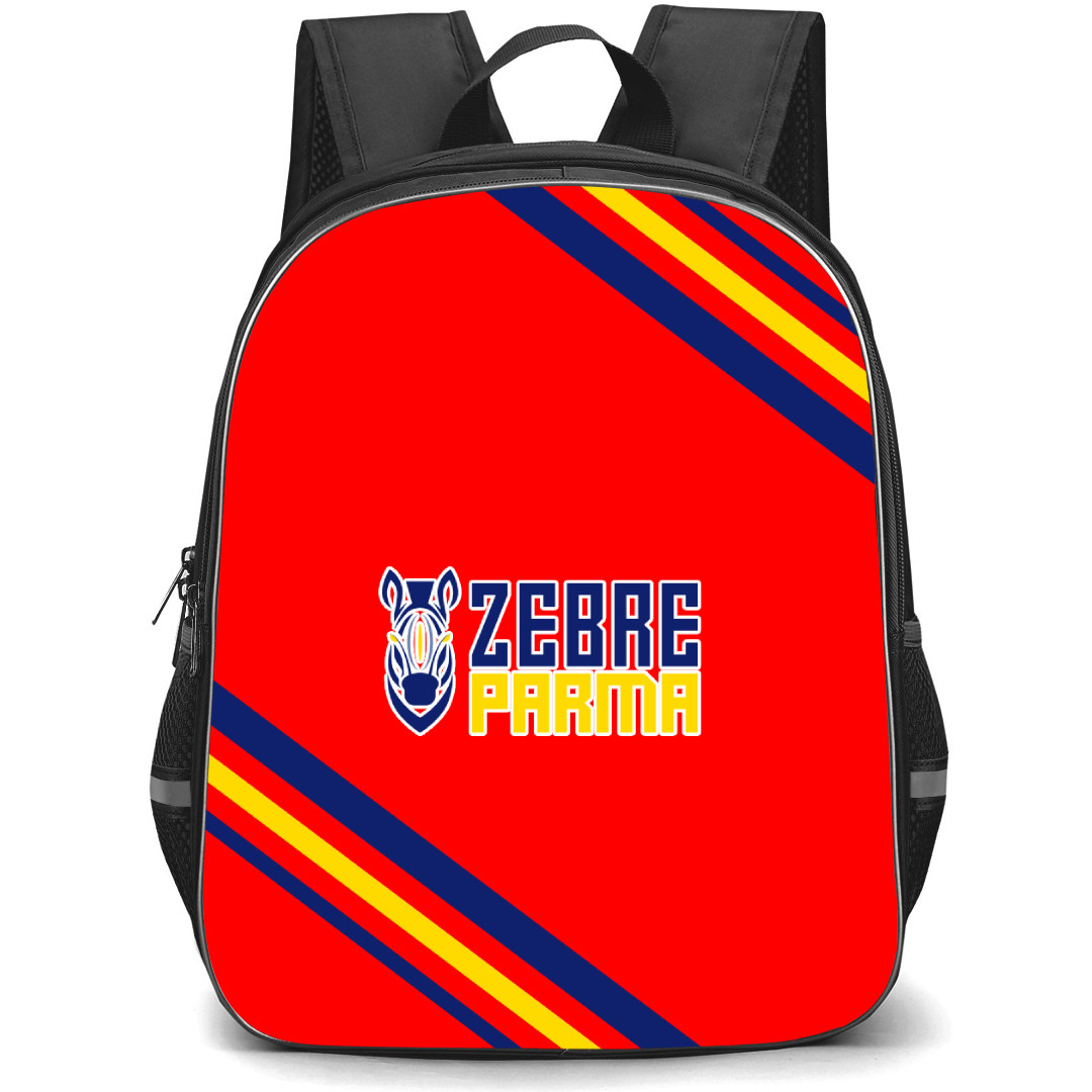 Zebre Parma Backpack School Bag StudentPack - Large Logo With Stripe