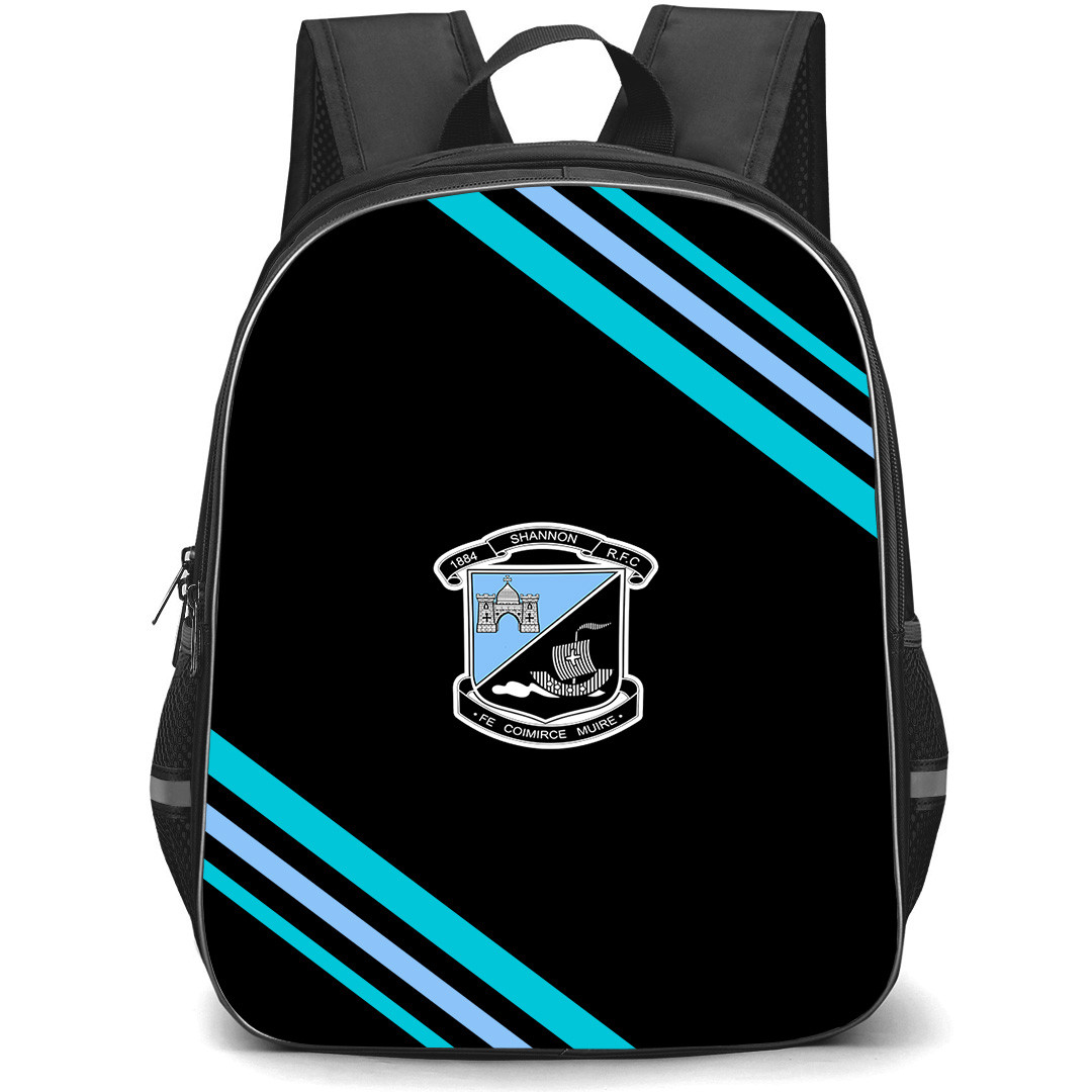 Shannon Rugby Football Club Backpack School Bag StudentPack - Shannon Rugby Football Club Large Logo With Stripe