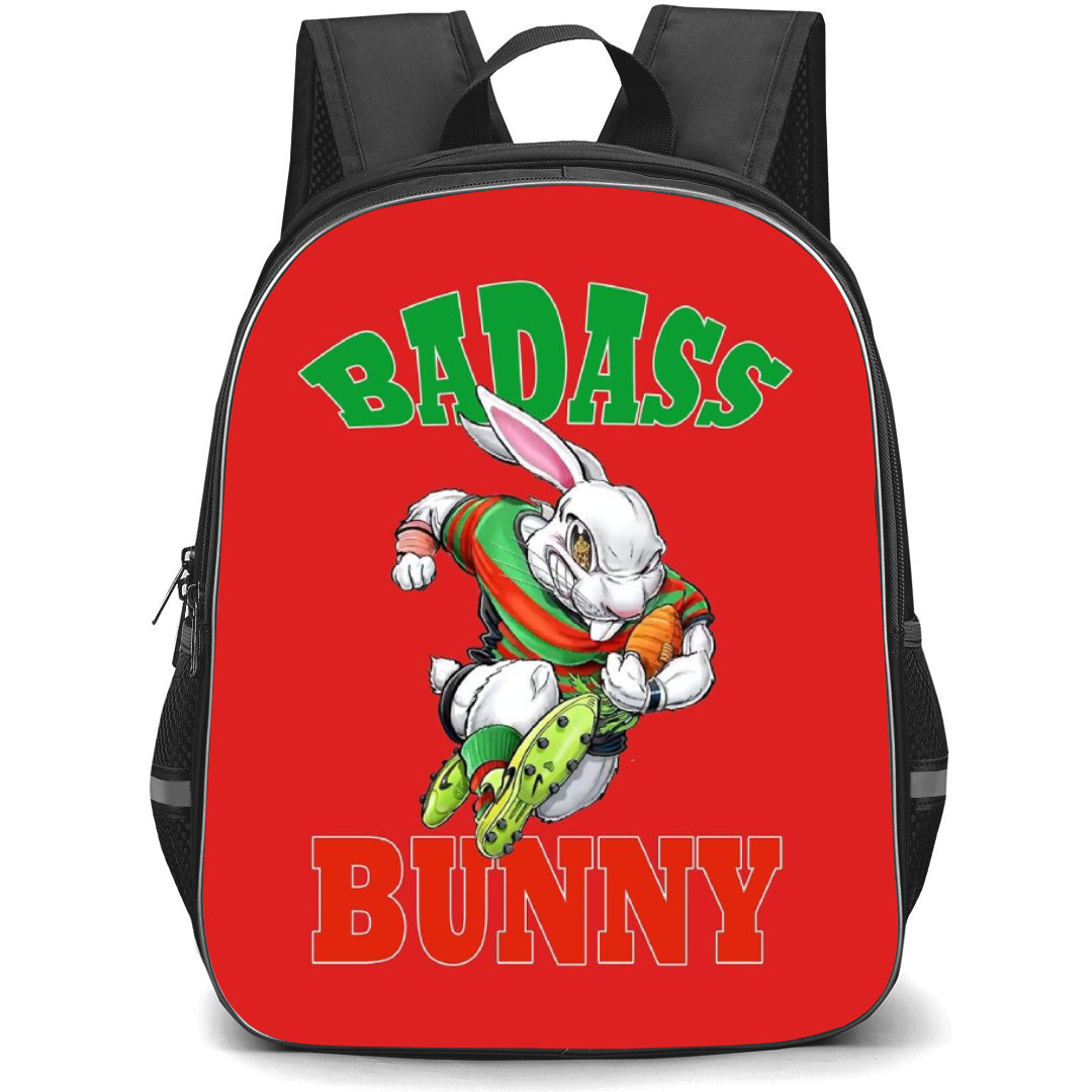 St. George Illawarra Rugby League Football Club Pty Limited Backpack School Bag StudentPack - Badasss Bunny Poster