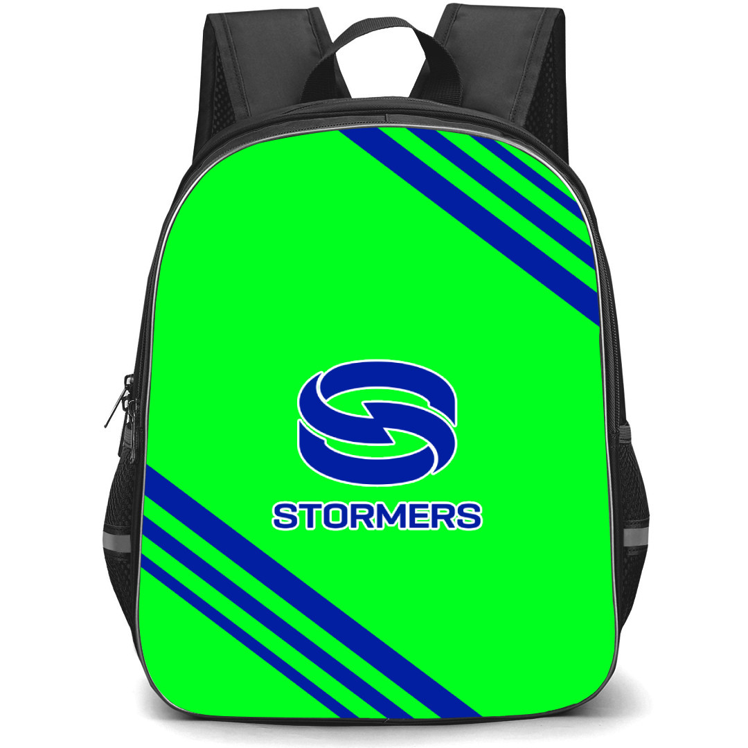 Stormers Backpack School Bag StudentPack - Large Logo With Stripe