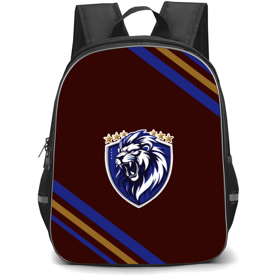 Swinton Rugby League Football Club Backpack School Bag StudentPack - Large Logo With Stripe