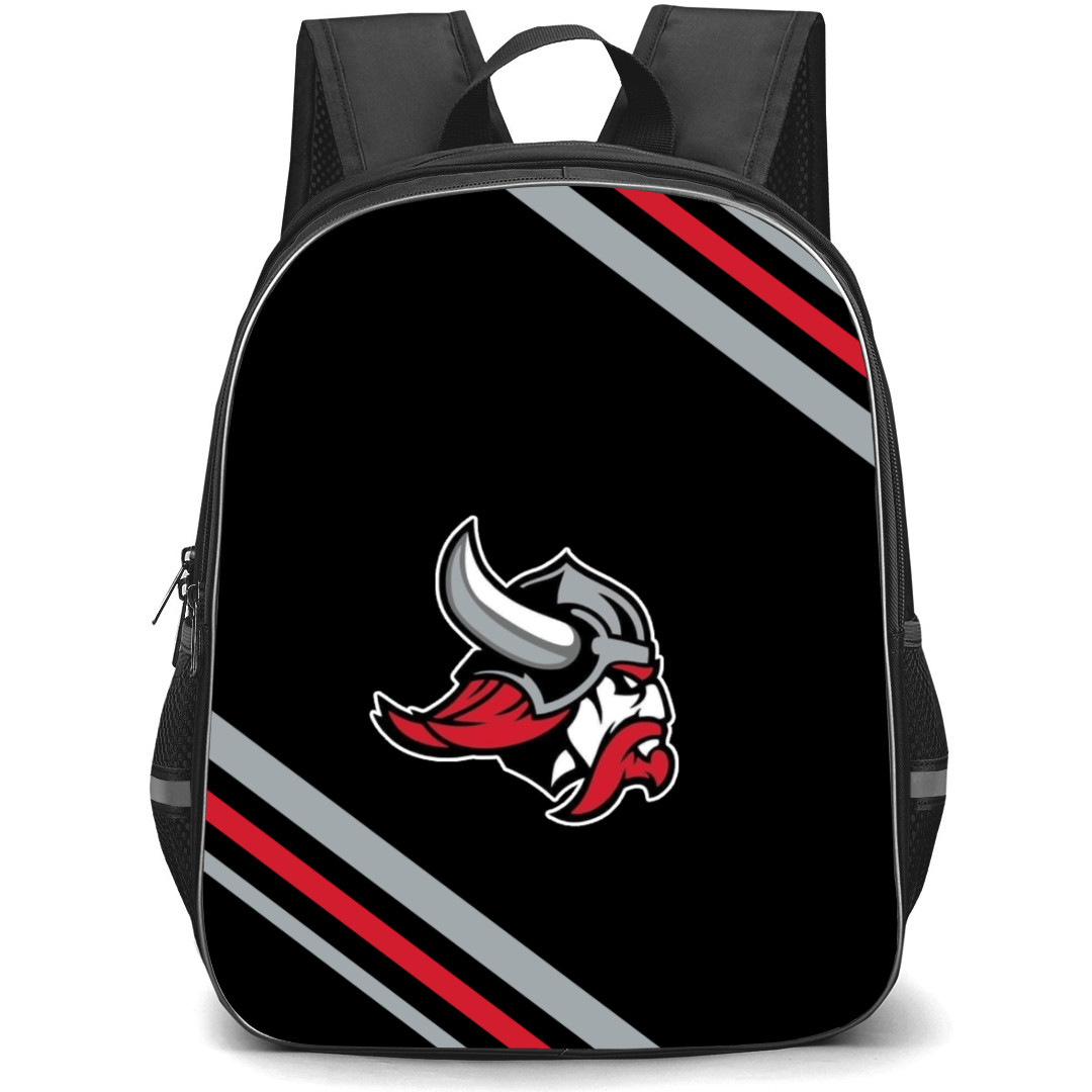 Goole Vikings Rugby League Football Club Backpack School Bag StudentPack - Large Logo With Stripe