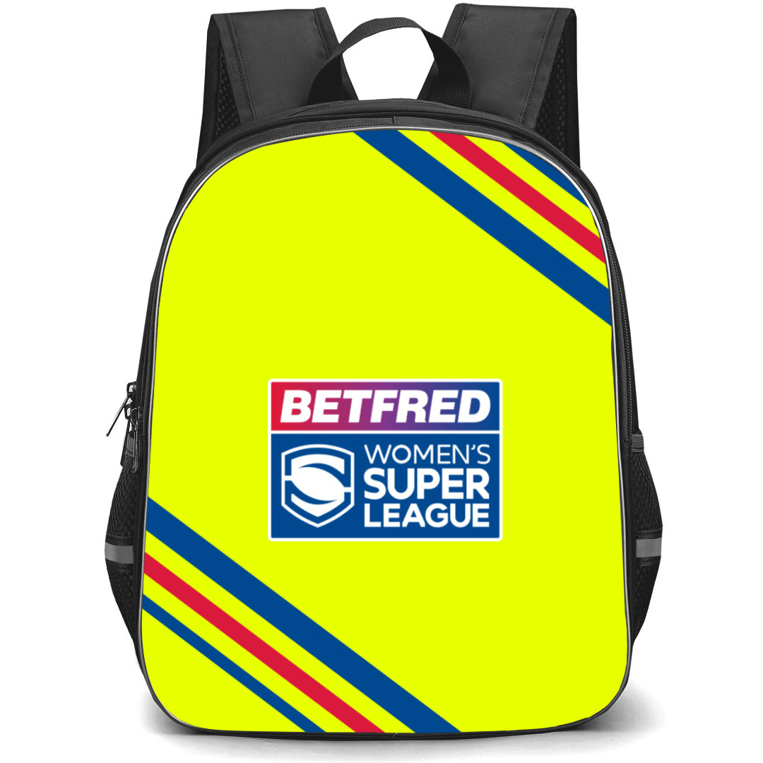 RFL Women's Super League Backpack School Bag StudentPack - Large Logo With Stripe