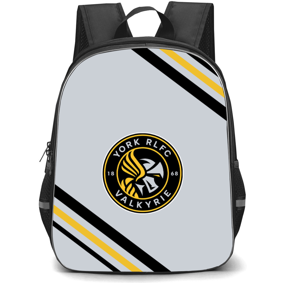 York Rugby League Football Club Backpack School Bag StudentPack - Large Logo With Stripe